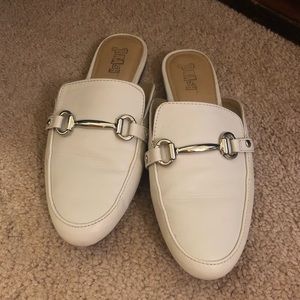 White mules — size 8.5